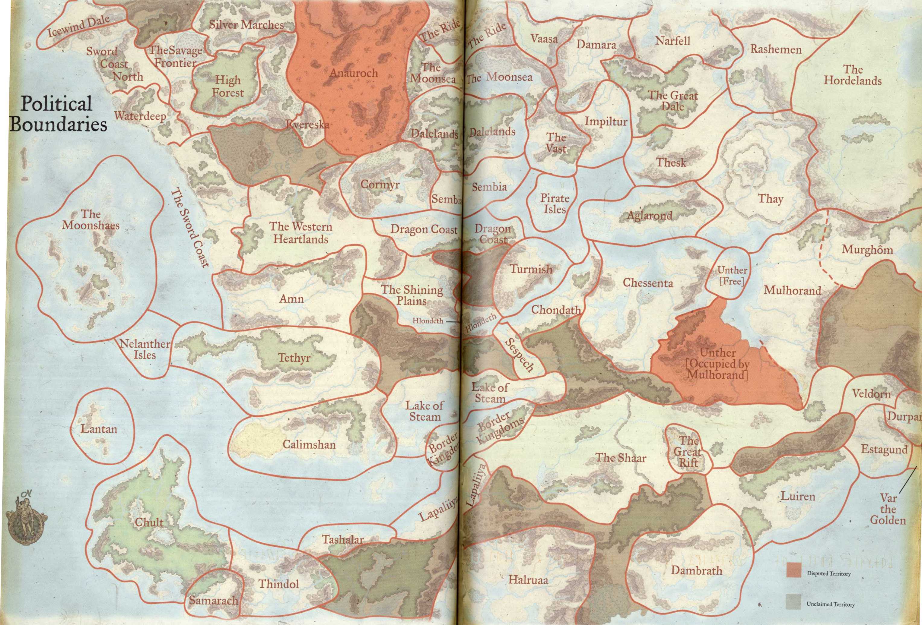 looking for a map of the human ethnicities of the Realms... : dndnext